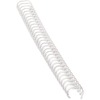 Wire Bindings, 1/4" Diameter, 35 Sheet Capacity, White, 25/Pack