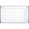 Magnetic Dry-Erase Calendar, 18 x 30, White Surface, Silver Aluminum Frame