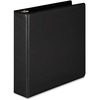 Basic D-Ring View Binder, 2" Cap, Black