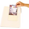 Peel & Stick Photo Holders for 3-1/2 x 5 & 4 x 6 Photos, 4-3/8 x 6-1/2, Clear