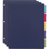 Poly Index Dividers, Letter, Multicolor, 5-Tabs/Set, 4 Sets/Pack