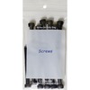Write-On Recloseable Small Parts Bags, Poly, 3 in x 5 in, Clear, 1000/Carton