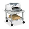 Underdesk Printer/Fax Stand, One-Shelf, 19w x 16d x 13-1/2h, Gray