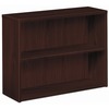 10500 Series Laminate Bookcase, Two-Shelf, 36w x 13-1/8d x 29-5/8h, Mahogany