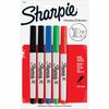 Permanent Markers, Ultra Fine Point, Assorted Colors, 5/Set