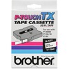 TX Tape Cartridge for PT-8000, PT-PC, PT-30/35, 1/2w, Black on White