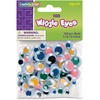 Wiggle Eyes Assortment, Assorted Sizes, Assorted Colors, 100/Pack