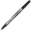 Plastic Point Stick Permanent Water Resistant Pen, Black Ink, Fine, 4/Pack
