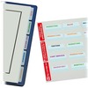 Laser Printable Index Tabs, 2 x 7/8, White, 300/Pack