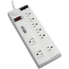 TAA-Compliant Protect It! 8-Outlet Computer Surge Protector, Tel/Modem/Fax Protection,8 ft. Cord
