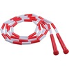 Segmented Plastic Jump Rope, 7ft, Red/White