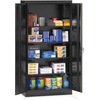 72" High Standard Cabinet, 36w x 24d x 72h, Black