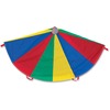 Nylon Multicolor Parachute, 12-ft. diameter, 12 Handles