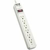 TLP606 Surge Suppressor, 6 Outlets, 6 ft Cord, 790 Joules, Light Gray