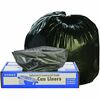 100% Recycled Plastic Garbage Bags, 33gal, 1.3mil, 33 x 40, Brown/Black, 100/CT