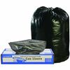 100% Recycled Plastic Trash Bags, 55-60 Gallon, 38" x 60", 1.5 mil, Brown/Black, 100 Bags/Carton