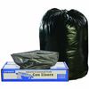 100% Recycled Plastic Garbage Bags, 56gal, 1.5mil, 43 x 49, Brown/Black, 100/CT