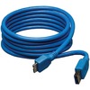 USB 3.0 Device Cable, A/BMicro, 6 ft., Blue