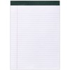 Recycled Pad, Ruled, 8.5" x 11", White Paper, 40 Sheets/Pad, 12 Pads
