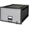 Archive Drawer for Legal Files Storage Box, 24" Depth, Black/Gray