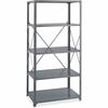 Commercial Steel Shelving Unit, Five-Shelf, 36w x 24d x 75h, Dark Gray