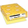 Exact Index Cardstock, 110 lb, 8.5" x 11", Canary, 250 Sheets/Pack