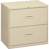 400 Series Two-Drawer Lateral File, 30w x 19-1/4d x 28-3/8h, Putty