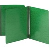 Side Opening Pressboard Report Cover, Prong Fastener, Letter, Green