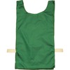 Heavyweight Pinnies, Nylon, One Size, Green, 12/Box