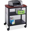 Impromptu Machine Stand, One-Shelf, 26-1/4w x 21d x 26-1/2h, Black/Cherry