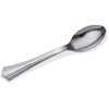 Reflections Design Spoons, Heavy Weight, Plastic, 6-1/4", Silver, 600 Spoons/Carton
