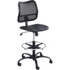 Vue Series Mesh Extended Height Chair, Vinyl Seat, Black