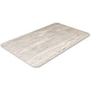 Cushion-Step Surface Mat, 36 x 60, Marbleized Rubber, Gray