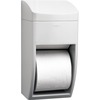 Matrix Series Two-Roll Tissue Dispenser, 6 1/4w x 6 7/8d x 13 1/2h, Gray