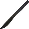 100% Recycled Content Knives, Plastic, 6" L, Black, 50 Knives/Pack, 20 Packs/Carton