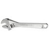 Adjustable Wrench, 15" Long, 1 11/16" Opening, Satin Chrome