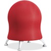 Zenergy Ball Chair, 22 1/2" Diameter x 23" High, Crimson/Silver