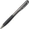 BU3 Ballpoint Pen, Retractable, Bold 1 mm, Black Ink, Black Barrel, Dozen