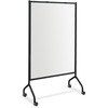 Impromptu Magnetic Whiteboard Collaboration Screen, 42" W x 21 1/2" D x 72" H, Black