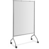Impromptu Magnetic Whiteboard Collaboration Screen, 42" W x 21 1/2" D x 72" H, Gray