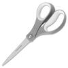 Softgrip Scissors, 8 in. Length, Straight, Stainless Steel