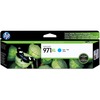 971XL Ink Cartridge, Cyan (CN626AM)