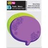 Thought Bubble Notes, 2 3/4 x 3, Neon Green, 75-Sheet Pads, 2/Set