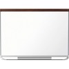 Prestige 2 Connects DuraMax Magnetic Porcelain Whiteboard, 48 x 36, Mahogany