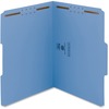 WaterShed/CutLess Folder, Top Tab, 2 Fasteners, 3/4" Exp., Letter, Blue, 50/Box