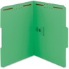 WaterShed/CutLess Folder, Top Tab, 2 Fasteners, 3/4" Exp., Letter, Green, 50/Box
