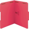 WaterShed/CutLess Folder, Top Tab, 2 Fasteners, 3/4" Exp., Letter, Red, 50/Box