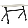 Multipurpose Table Flip Base Table, 48w x 24d x 29 3/8h, Light Gray