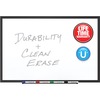 Classic Porcelain Magnetic Whiteboard, 60 x 36, Black Aluminum Frame