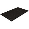 Safewalk-Light Drainage Safety Mat, Rubber, 3' x 5', Black